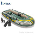INTEX 68380 Seahawk 3 Ensemble de bateaux Set Boat de pêche gonflable